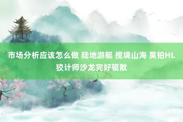 市场分析应该怎么做 陆地游艇 揽境山海 昊铂HL狡计师沙龙完好驱散