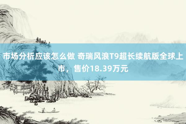 市场分析应该怎么做 奇瑞风浪T9超长续航版全球上市，售价18.39万元